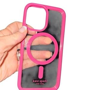 ♠️ Kate Spade ♠️ Pom Pom Pink iPhone 16 ONLY Case